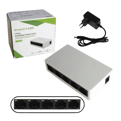 S-5005 5 Port 10/100 Switch