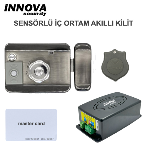 SENSÖRLÜ AKILLI KİLİT + AKÜLÜ