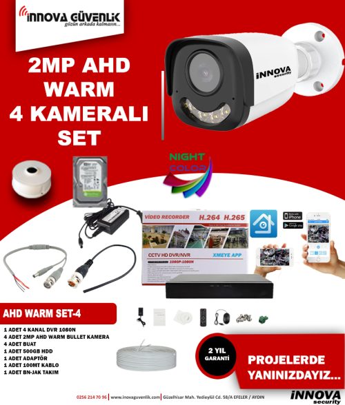 4 LÜ WARM AHD SET