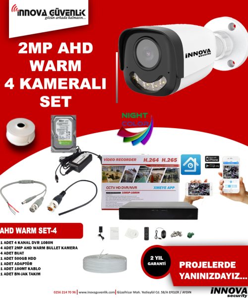 4 LÜ WARM AHD SET