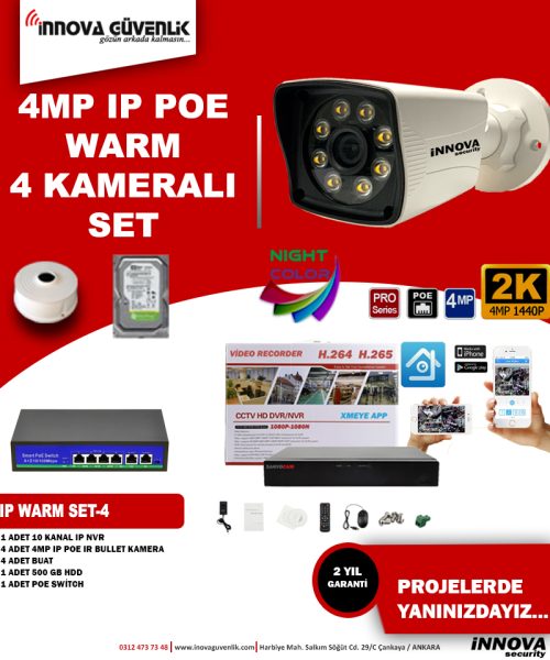 4 LÜ IP WARM SET