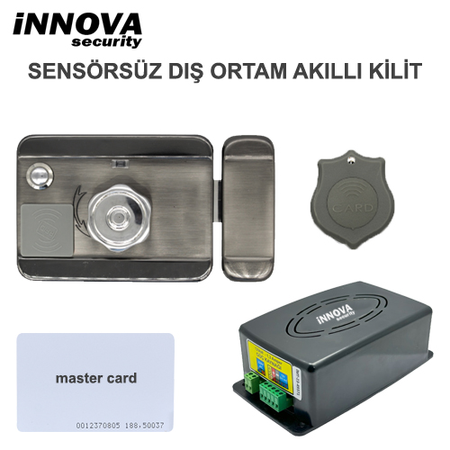 SENSÖZRSÜZ AKILLI KİLİT DIŞ ORTAM + AKÜLÜ