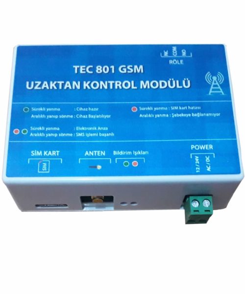 TEC801 GSM Röle Modülü